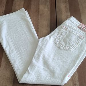 True Religion White Denim Jeans